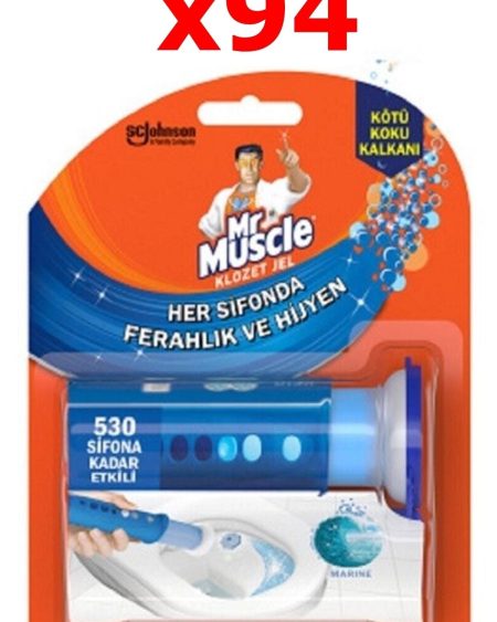 Klozet Jel Blok Tuvalet Temizleyici Marine 36g 94 Adet 530 Sifona Kadar Etkili Kötü Koku Kalkanı