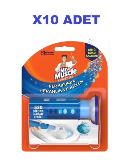 Klozet Jel Marıne 6 Jel Içeren Disk 36 ml x 10 adet