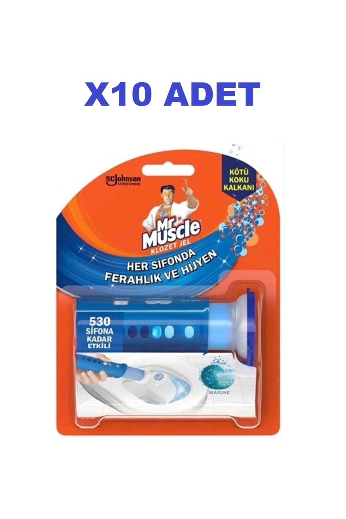 Klozet Jel Marıne 6 Jel Içeren Disk 36 ml x 10 adet