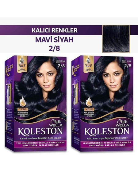 Koleston Kit 2/8 Mavi Siyah X2 Adet
