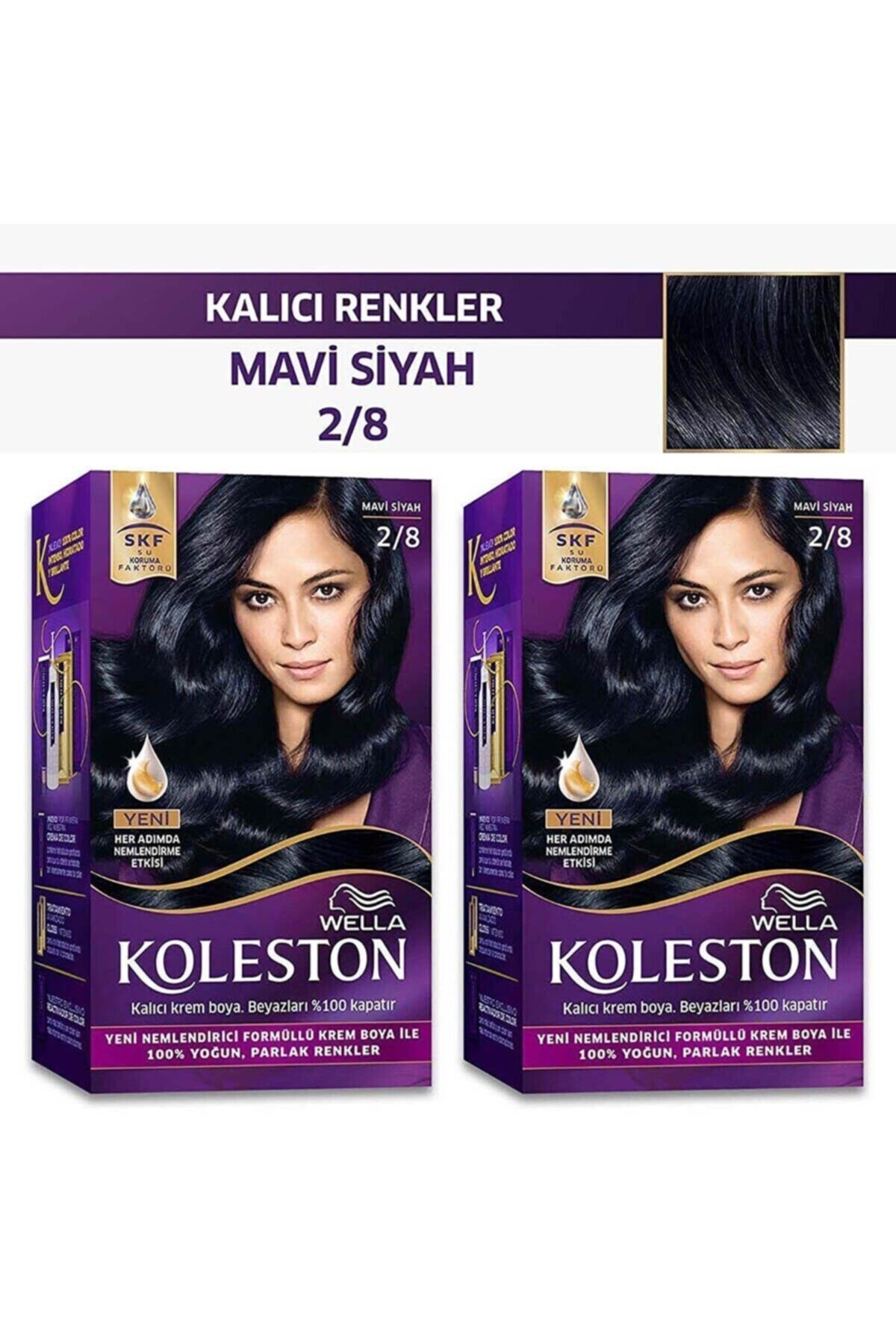 Koleston Kit 2/8 Mavi Siyah X2 Adet
