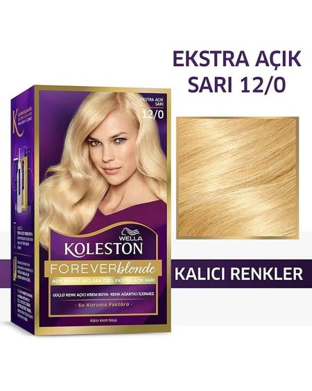 Koleston Kit Saç Boyası 12/0 Çok Açık Doğal Sarı