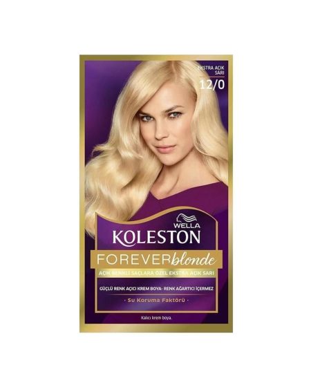 Koleston Kit Saç Boyası 12/0 Ekstra Açık Sarı