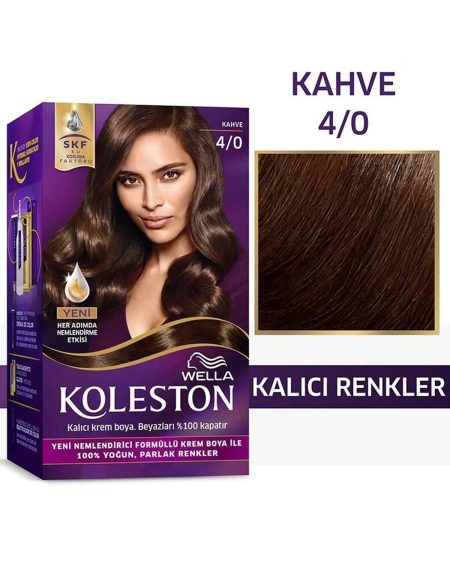 Koleston Kit Saç Boyası 4/0 Kahve