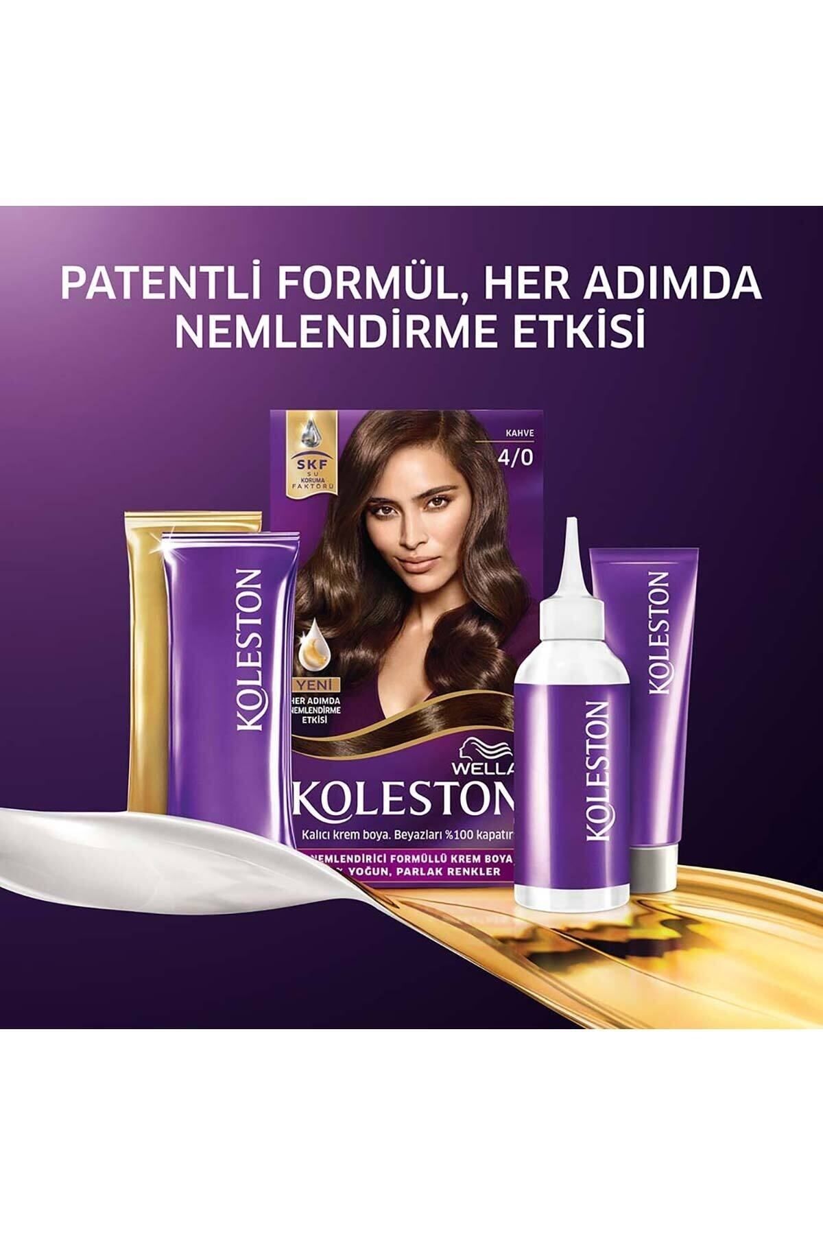 Koleston Kit Saç Boyası 4/0 Kahve - Görsel 5