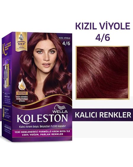 Koleston Kit Saç Boyası 4/6 Kızıl Viyole