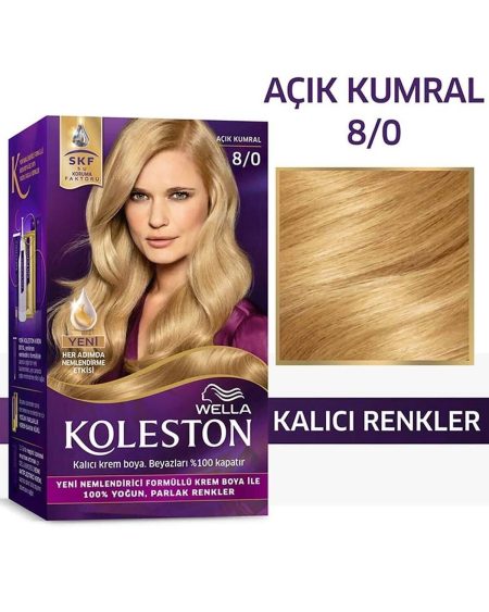 Koleston Kit Saç Boyası 8/0 Açık Kumral