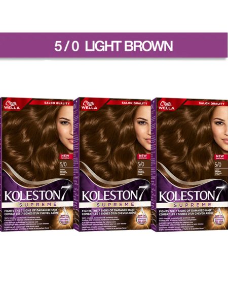 Koleston Supreme KIT 5/0 - AÇIK KAHVE 3'lü Paket