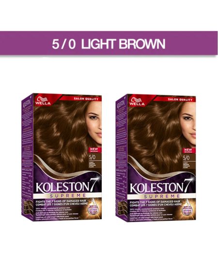 Koleston Supreme KIT 5/0 - AÇIK KAHVERENGİ2'li paket