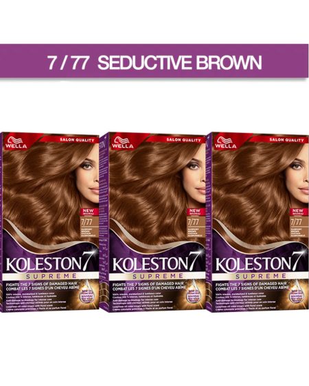 Koleston Supreme KIT 7/77 - BAŞTAN ÇIKARICI KAHVE 3'lü Paket