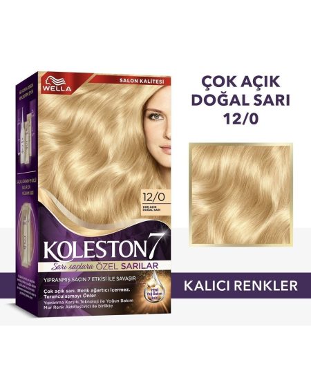 Koleston Supreme Saç Boyası 12/0 Çok Açık Doğal Sarı