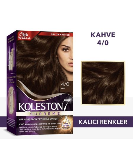 Koleston Supreme Saç Boyası 4/0 Kahve