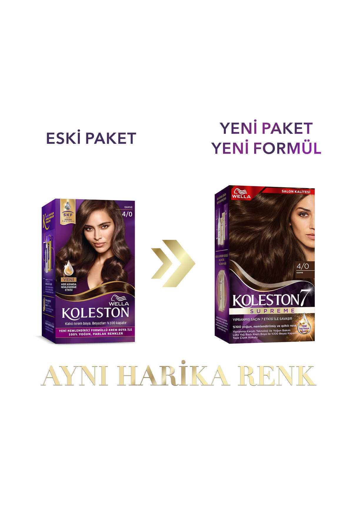 Koleston Supreme Saç Boyası 4/0 Kahve - Görsel 3