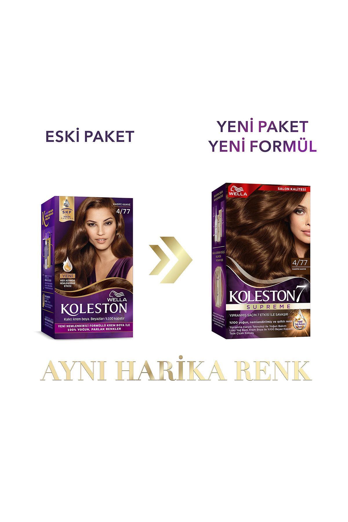 Koleston Supreme Saç Boyası 4/77 Kadife Kahve - Görsel 2