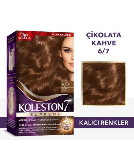Koleston Supreme Saç Boyası 6/7 Çikolata Kahve