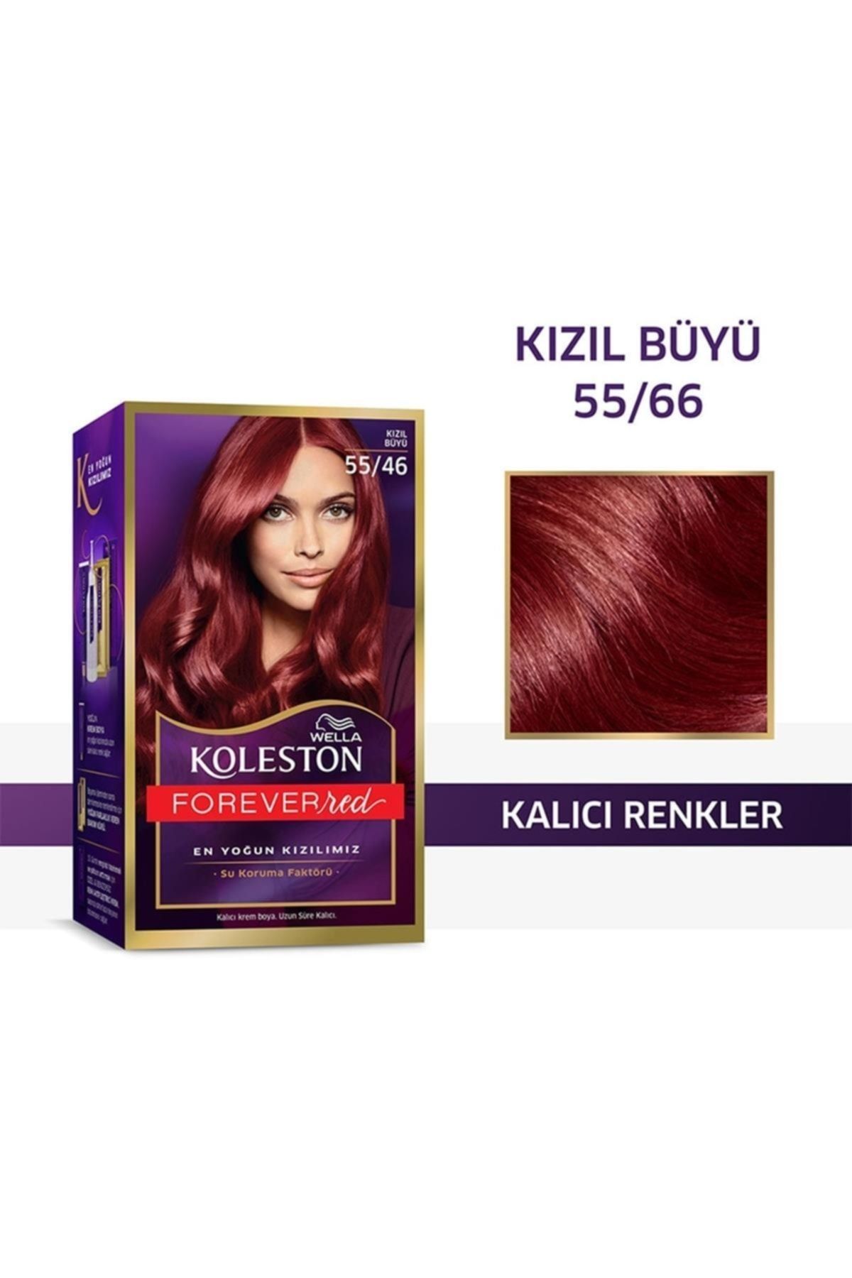 Marka: Koleston Kit Forever Red Saç Boyası 55/46 Kızıl Büyü Kategori: Saç Boyası - Görsel 2
