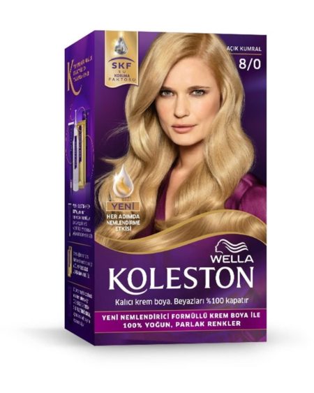 Marka: Koleston Kit Saç Boyası 8/0 Açık Kumral Kategori: Saç Boyası
