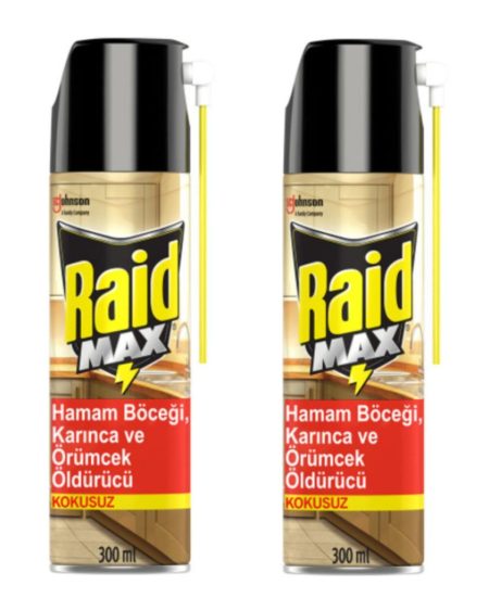 Max Böceksavar Kokusuz Sprey 300 Ml X 2 Adet