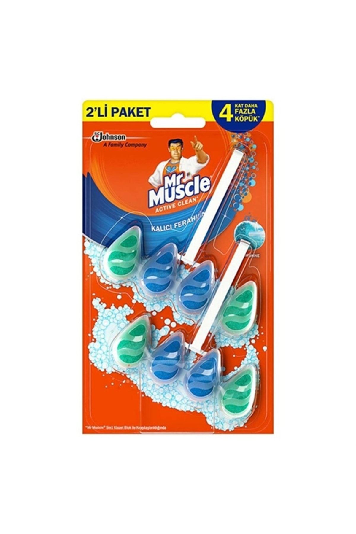 Mm Actıve Clean Klozet Blok 2'li Paket Marıne 77.2g