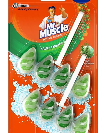Mr Muscle Active Clean Klozet Blok Çam Kokulu 2'li 77.2g