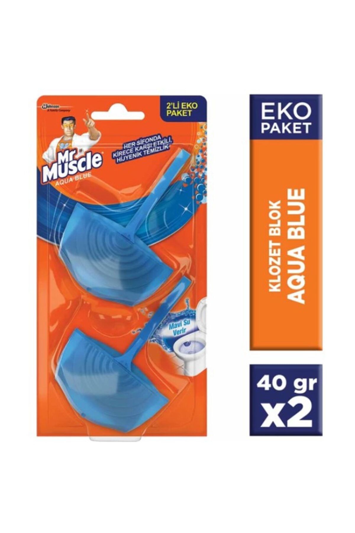 Mr Muscle Aqua Mavi 2Li