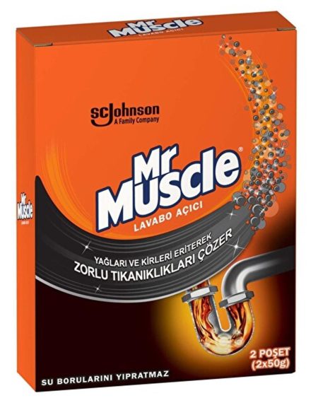 Mr Muscle Granül Lavabo Açıcı 2'li Paket 2x50 gr