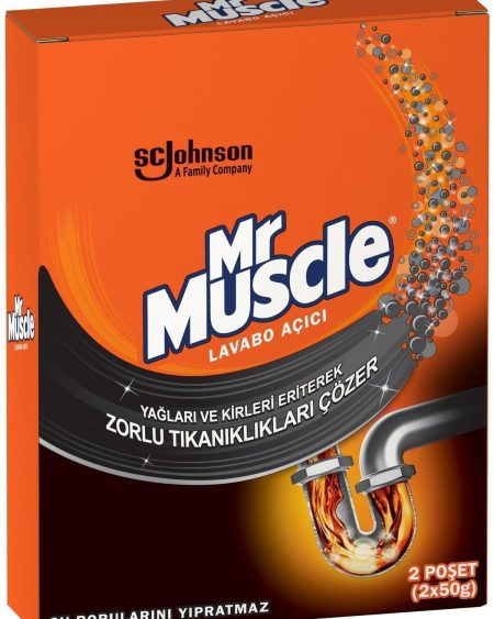 Mr Muscle Granül Lavabo Açıcı 2 li Paket 2x50 gr