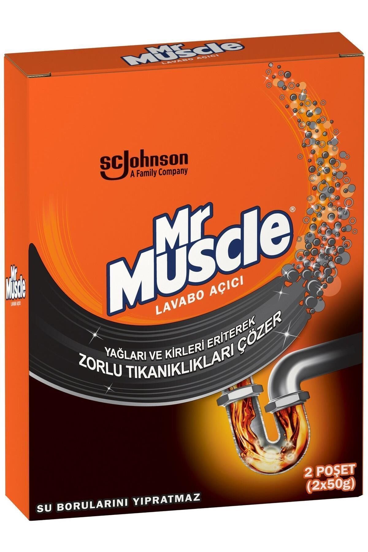 Mr Muscle Granül Lavabo Açıcı 2'li Paket 2x50g