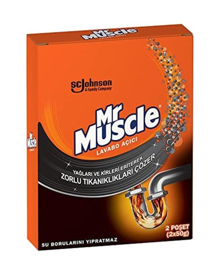 Mr Muscle Granül Lavabo Açıcı, 2x50 Gr