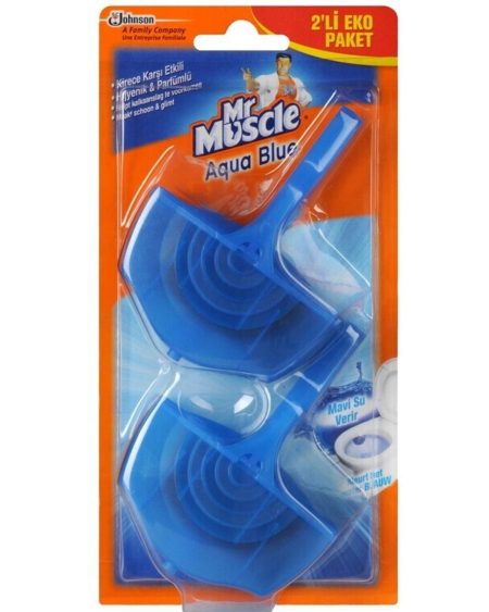 Mr.muscle Klozet Blok 2 Li Aqua Blue 72 Gr.