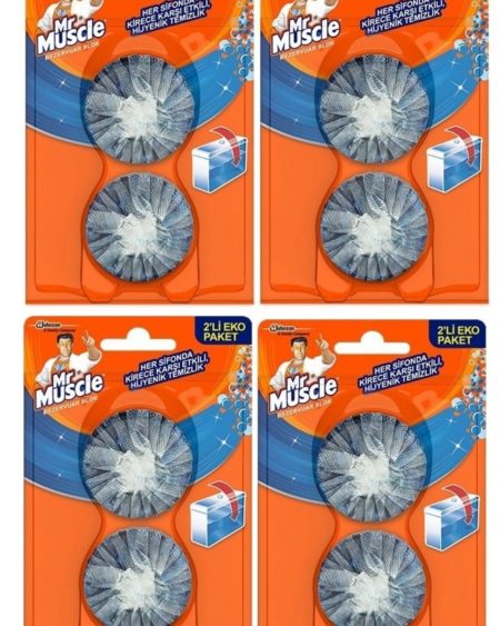 Mr Muscle Rezervuar Blok Tuvalet Temizleyici 4'lü