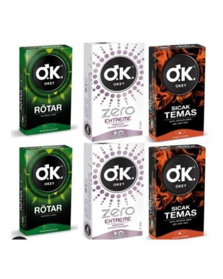Prezervatif Rötar 20 Li + Zero Extreme 20 Li + Sıcak Temas 20 Li