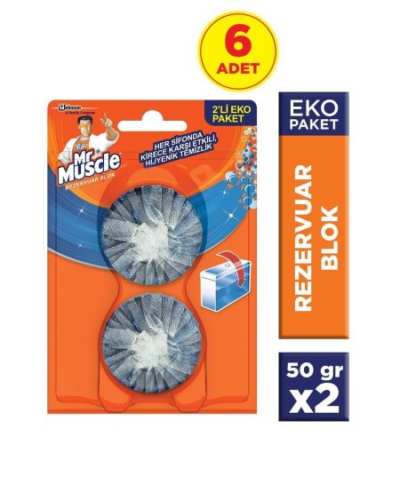 Rezervuar Blok 2'li Eko - Paket 6'lı