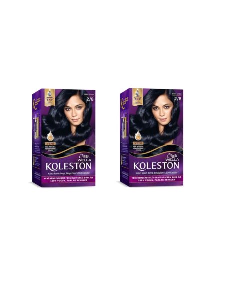 Saç Boyası 2/8 Mavi Siyah X 2 Adet
