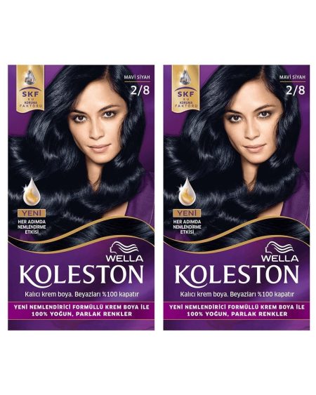 Saç Boyası 2/8 Mavi Siyah X2 Adet