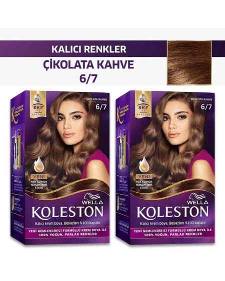 Saç Boyası 6/7 Çikolata Kahve X 2 Adet