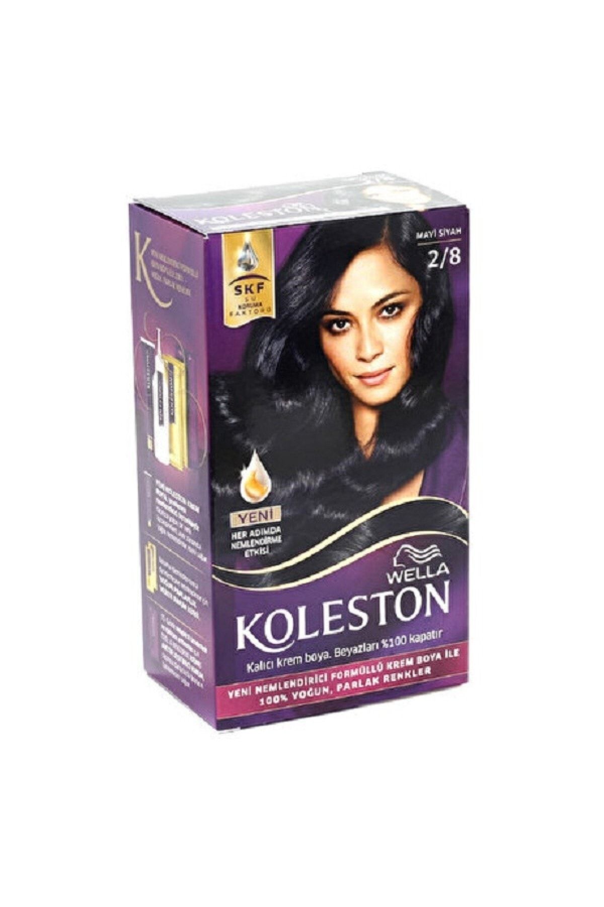 Saç Boyası Mavi Siyah 2/8 50 Ml