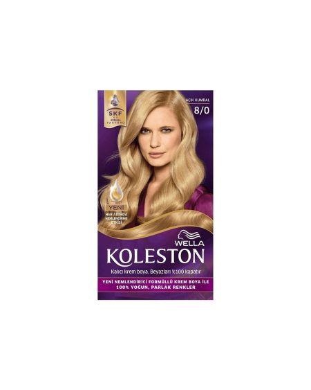 Set Açık Kumral Saç Boyası 8/0