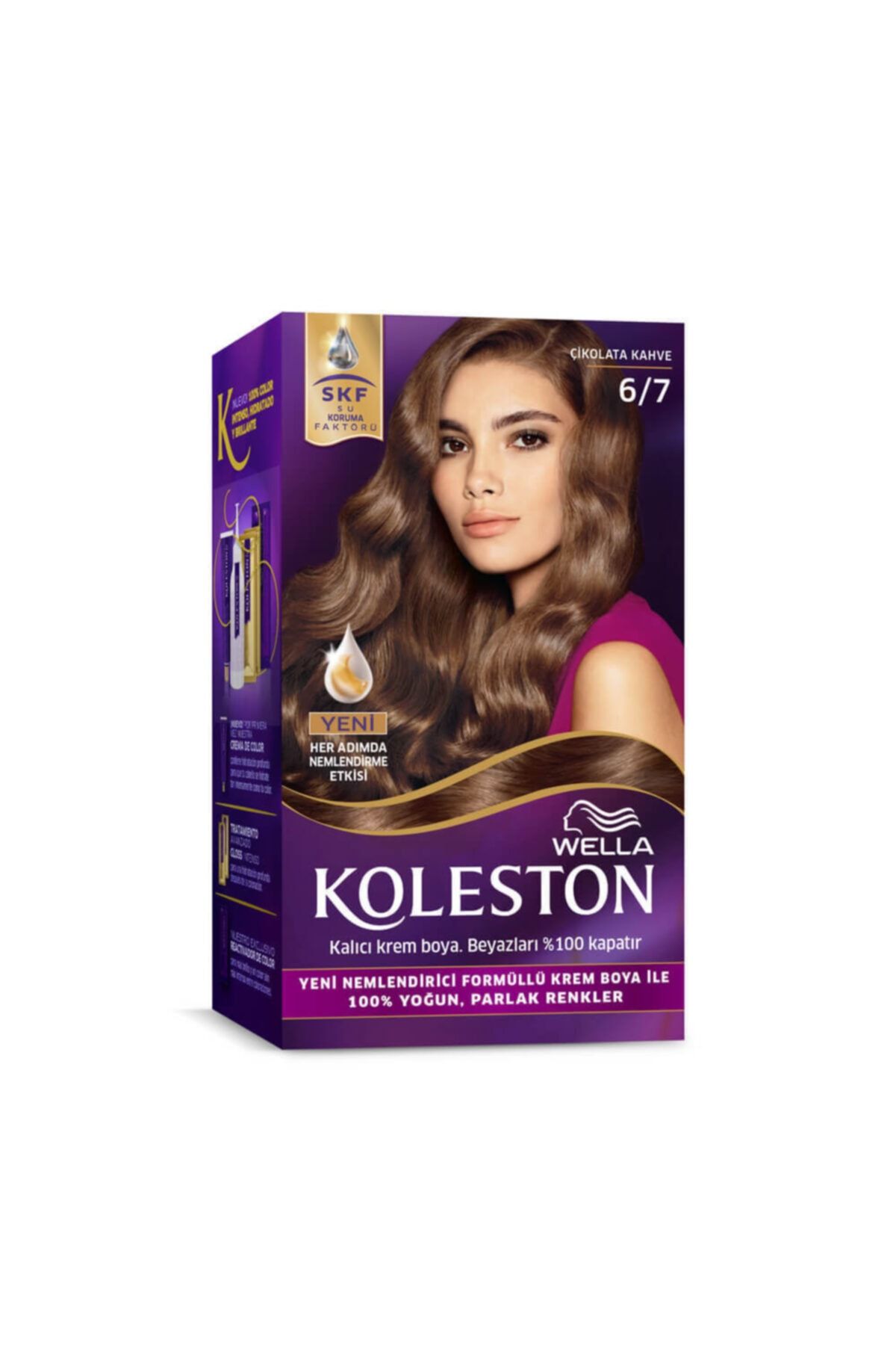 Set Krem Saç Boyası 6/7 Çikolata Kahve