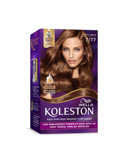Set Krem Saç Boyası 7/77 Işıltılı Kahve