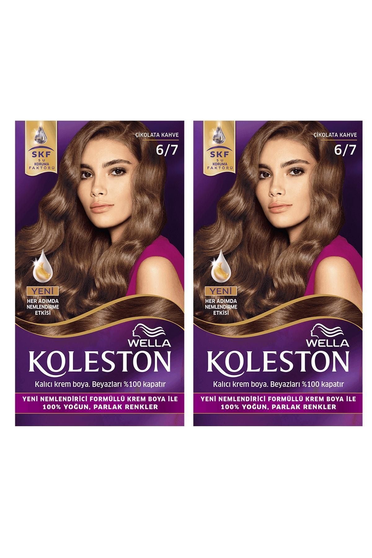 Set Saç Boyası 6/7 Çikolata Kahve X2 Adet