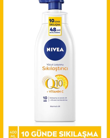 Vücut Kremi Q10 Sıkılaştırıcı Vücut Losyonu 400ml Avantajlı Boy,vitamin C,48 Saat Nemlen... 584Kseri