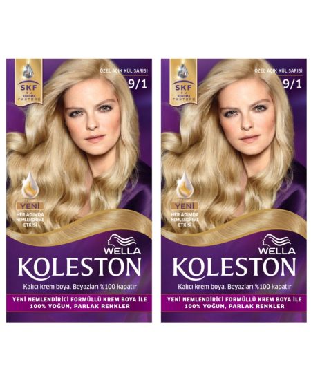 2’li Koleston 9/1 Kit Boya Özel Açık Kül Sarısı