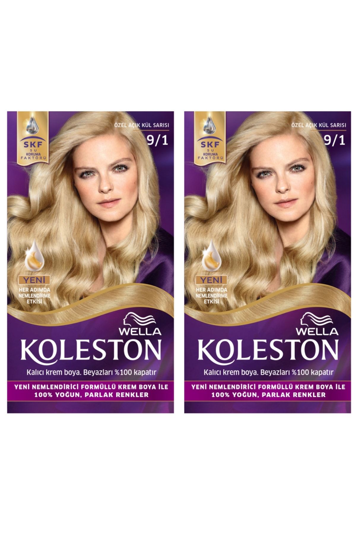 2’li Koleston 9/1 Kit Boya Özel Açık Kül Sarısı