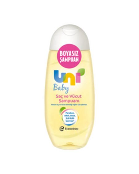 ( 3 ADET ) Uni Baby Bebek Saç&Vücut Şampuan 200 Ml