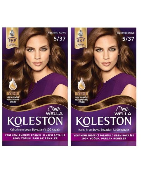5/37 Kışkırtıcı Kahve Set Krem Saç Boyası X2 Adet