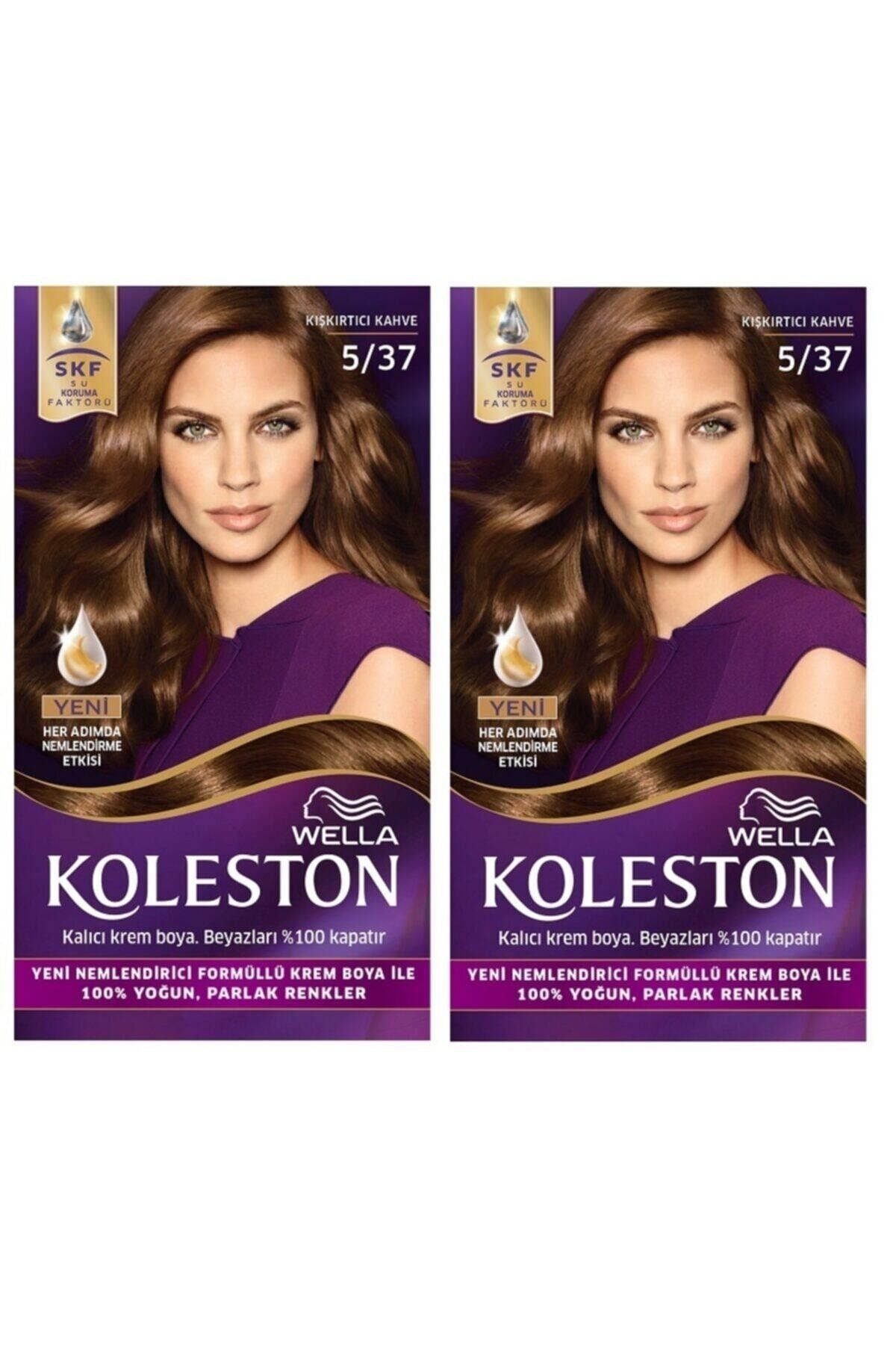 5/37 Kışkırtıcı Kahve Set Krem Saç Boyası X2 Adet
