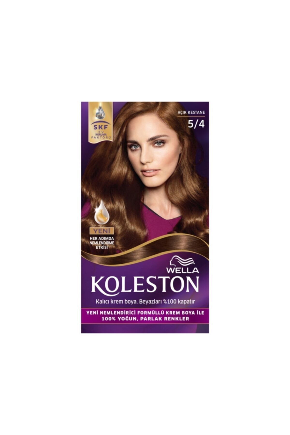 5/4 Açık Kestane Saç Boyası