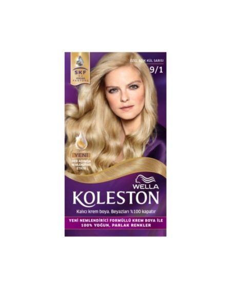 9/1 Kit Boya Özel Açık Kül Sarısı Saç Boyası