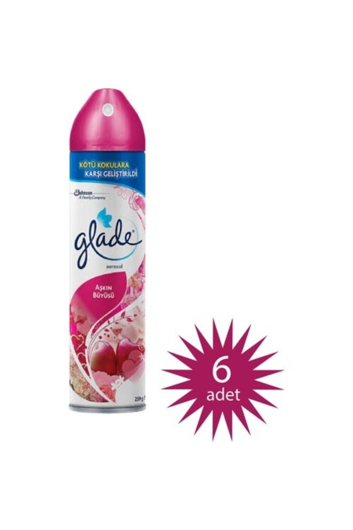 Aerosol Oda Kokusu Aşkın Büyüsü 300 Ml 6 Adet